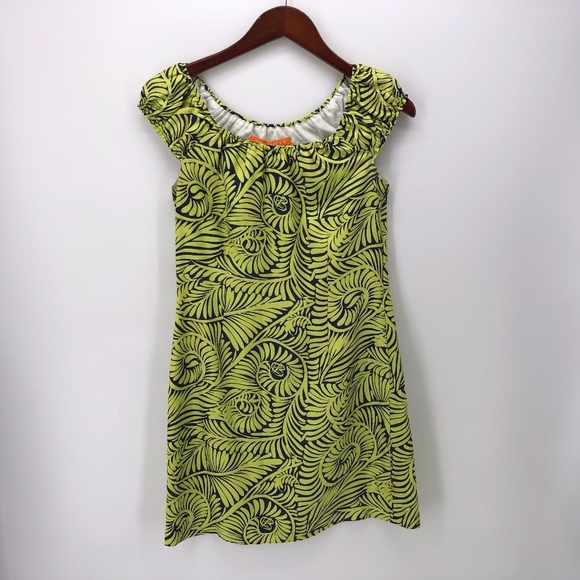 CK Bradley NY Silk Pago Pago Off Shoulder Dress 2 - Picture 1 of 7